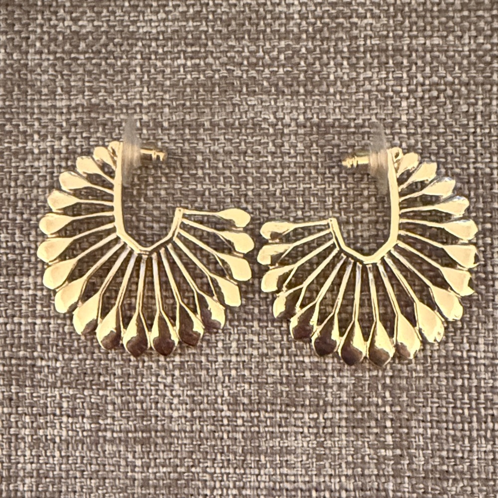 Elegant Gold Hoop Earrings